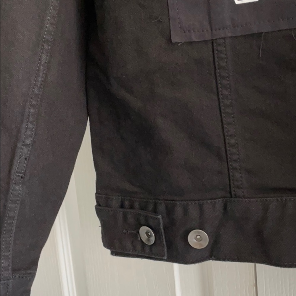 Star Wars Luke Leia Darth black denim jacket Size M - Picture 4 of 16